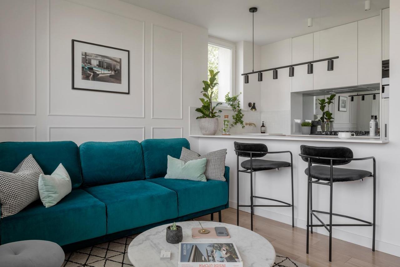 Stylowy Apartament Przy Metrze Varsovia Exterior foto